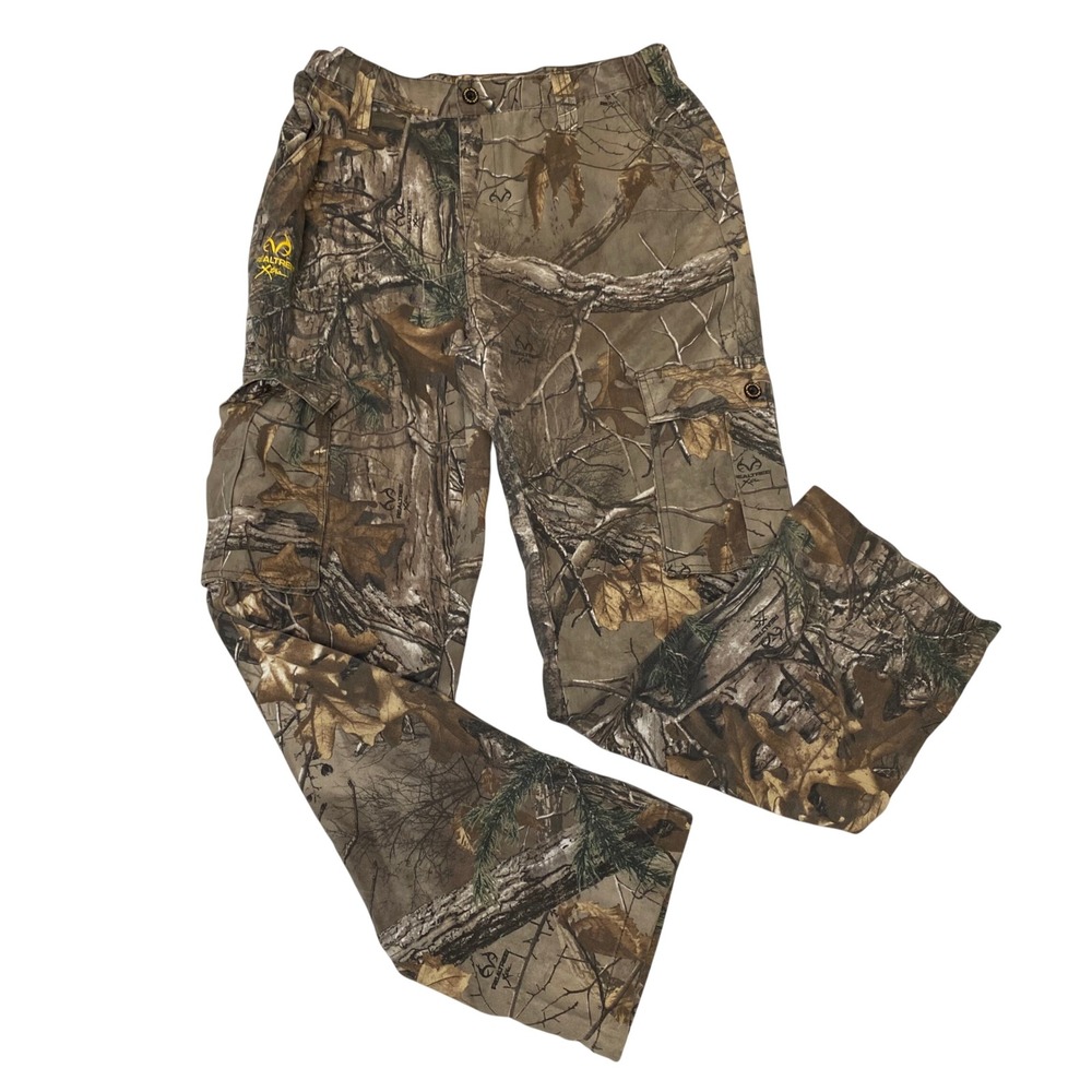 Realtree 55444‎ 7 CI Mens 34x31 Xtra Camo Cargo Hunting Pants Outdoor Utility